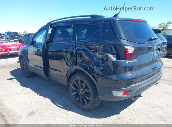 1FMCU9GD6KUB64018 2019 FORD ESCAPE Black Rear left