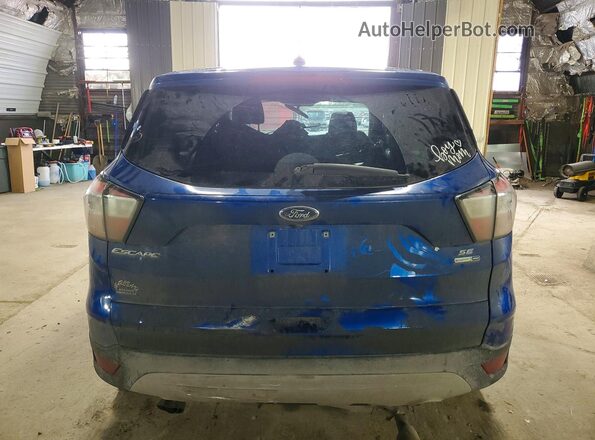 1FMCU9GD7HUA56970 2017 FORD ESCAPE Blue უკანა ხედი