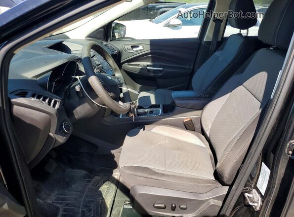 1FMCU9GD7HUC17219 2017 FORD ESCAPE Black წინა სალონის ხედი
