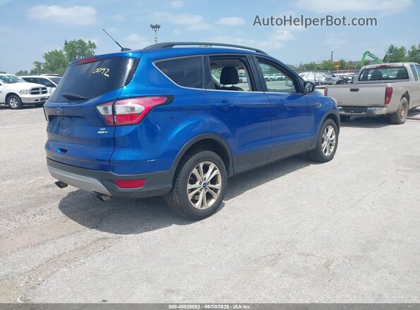 1FMCU9GD7HUD27381 2017 FORD ESCAPE Blue Задня права чверть