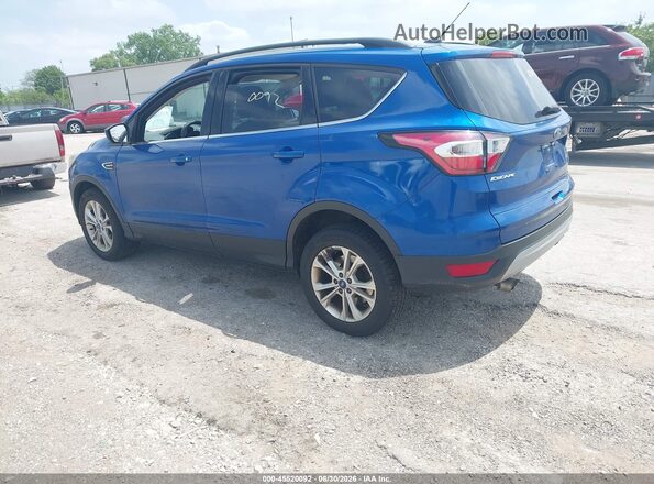 1FMCU9GD7HUD27381 2017 FORD ESCAPE Blue Задня ліва чверть