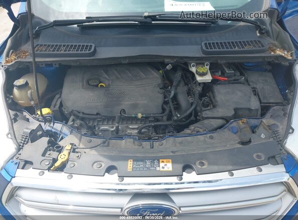 1FMCU9GD7HUD27381 2017 FORD ESCAPE Blue Вид ззаду