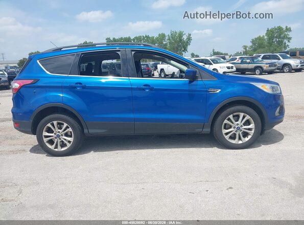 1FMCU9GD7HUD27381 2017 FORD ESCAPE Blue Вид задньої частини салону