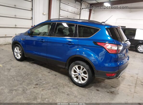 1FMCU9GD7JUA23716 2018 FORD ESCAPE Blue Հետևի ձախ