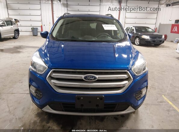 1FMCU9GD7JUA23716 2018 FORD ESCAPE Blue Սարքավորումների վահանակի տեսք