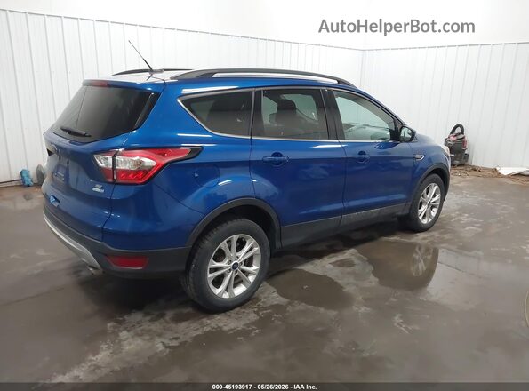 1FMCU9GD7JUD31081 2018 FORD ESCAPE Blue Rear right