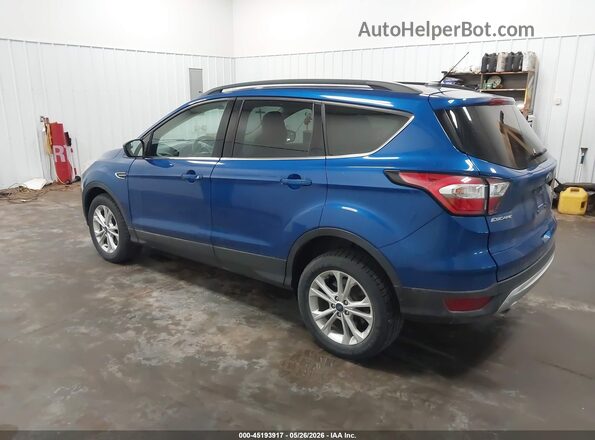 1FMCU9GD7JUD31081 2018 FORD ESCAPE Blue Rear left