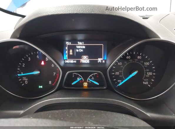 1FMCU9GD7JUD31081 2018 FORD ESCAPE Blue Rear seats view