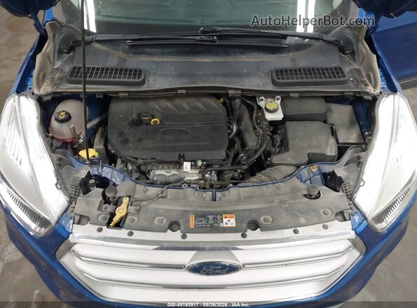 1FMCU9GD7JUD31081 2018 FORD ESCAPE Blue Rear view