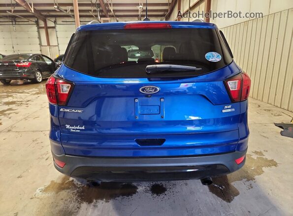 1FMCU9GD7KUC18863 2019 FORD ESCAPE Синий Вид сзади