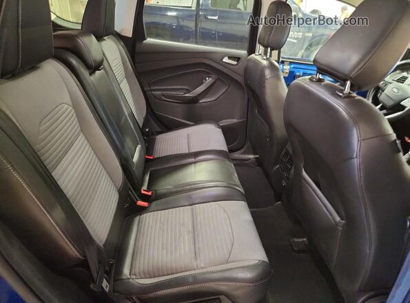 1FMCU9GD7KUC18863 2019 FORD ESCAPE Синий Вид задней части салона