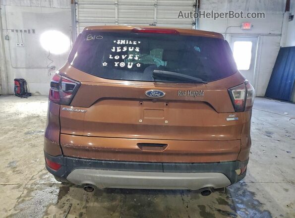 1FMCU9GD8HUA91386 2017 FORD ESCAPE Orange უკანა ხედი