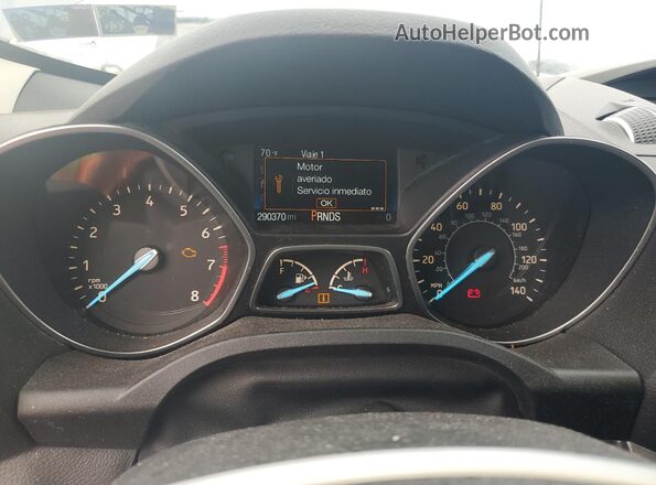 1FMCU9GD8HUB48430 2017 FORD ESCAPE Gray Instrument cluster view