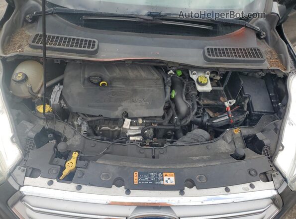 1FMCU9GD8HUB48430 2017 FORD ESCAPE Gray Engine compartment view
