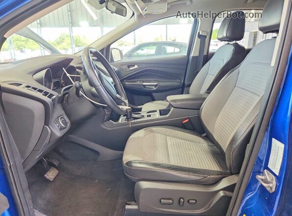 1FMCU9GD8HUC44414 2017 FORD ESCAPE Blue წინა სალონის ხედი