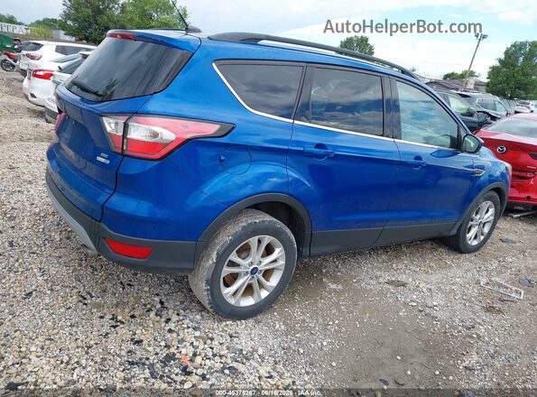 1FMCU9GD8HUD06166 2017 FORD ESCAPE Blue Задня права чверть