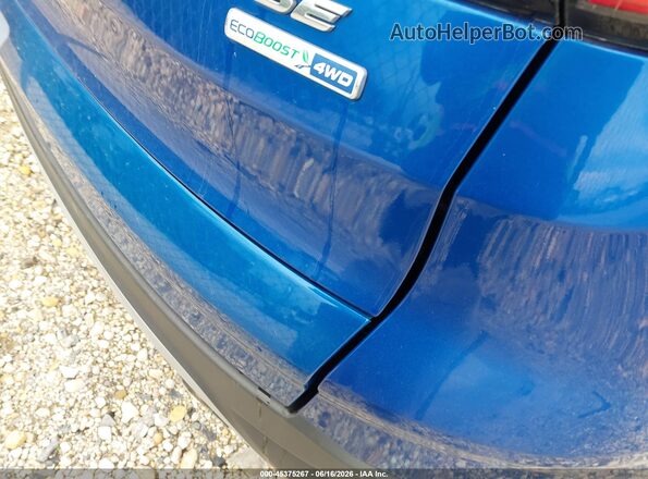 1FMCU9GD8HUD06166 2017 FORD ESCAPE Blue Вид спереду