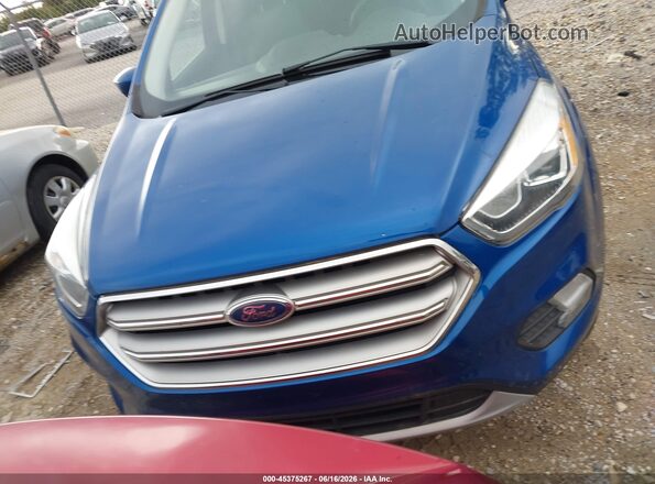 1FMCU9GD8HUD06166 2017 FORD ESCAPE Blue Вид щитка приладів