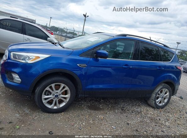 1FMCU9GD8HUD06166 2017 FORD ESCAPE Blue Панорамний вид салону 360°