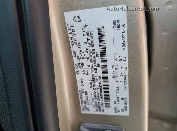 1FMCU9GD8HUD95690 2017 FORD ESCAPE Beige 