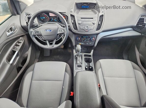 1FMCU9GD8JUA32831 2018 FORD ESCAPE Gray Առջևի վահանակի տեսք
