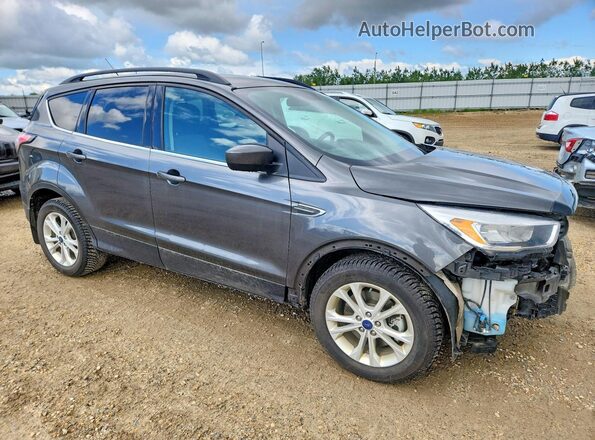 1FMCU9GD8JUA32831 2018 FORD ESCAPE Gray Առջևի աջ