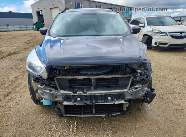 1FMCU9GD8JUA32831 2018 FORD ESCAPE Gray Դիմացի տեսք