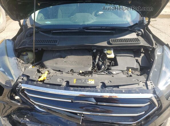 1FMCU9GD8JUA70270 2018 FORD ESCAPE Black Engine compartment view