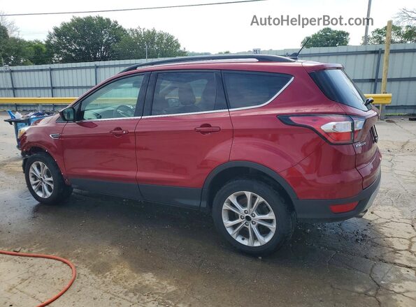 1FMCU9GD8JUA94312 2018 FORD ESCAPE Maroon უკანა მარცხენა