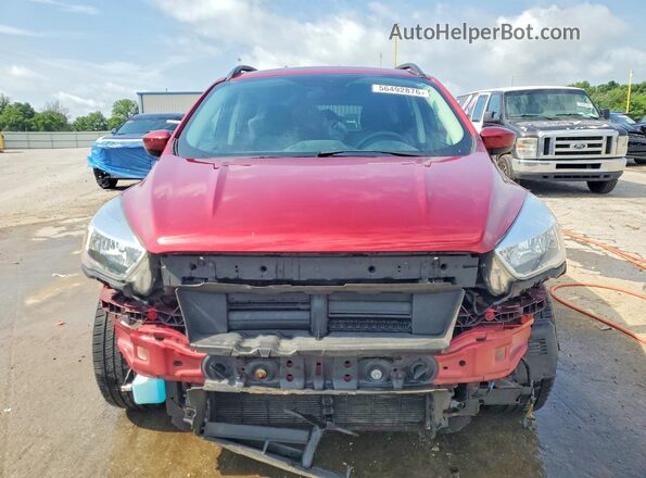 1FMCU9GD8JUA94312 2018 FORD ESCAPE Maroon წინა ხედი