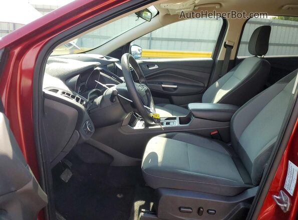 1FMCU9GD8JUA94312 2018 FORD ESCAPE Maroon წინა სალონის ხედი