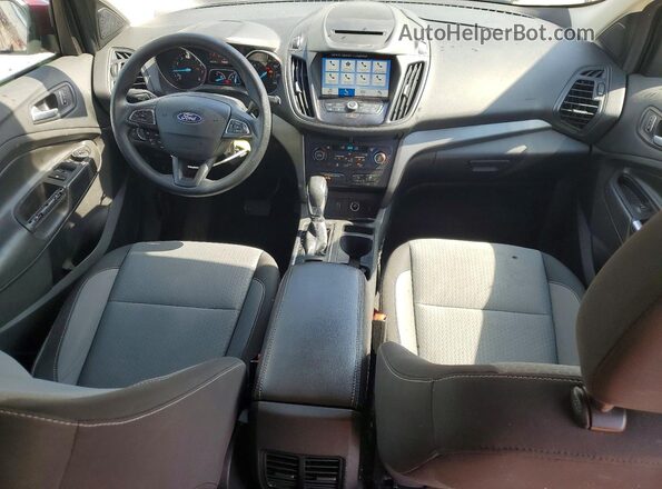 1FMCU9GD8JUA94312 2018 FORD ESCAPE Maroon წინა პანელის ხედი