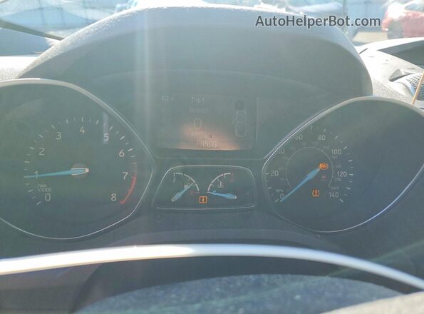 1FMCU9GD8JUB08502 2018 FORD ESCAPE Red Вид щитка приладів