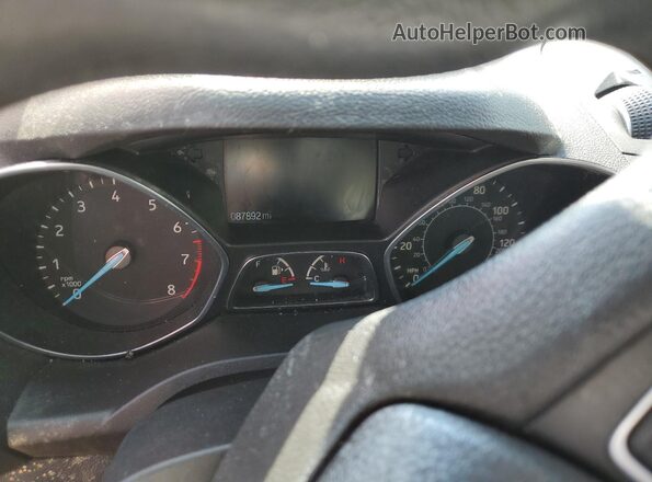 1FMCU9GD8JUB71440 2018 FORD ESCAPE Gold Вид щитка приладів