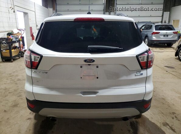 1FMCU9GD8JUC20507 2018 FORD ESCAPE Белый Вид сзади