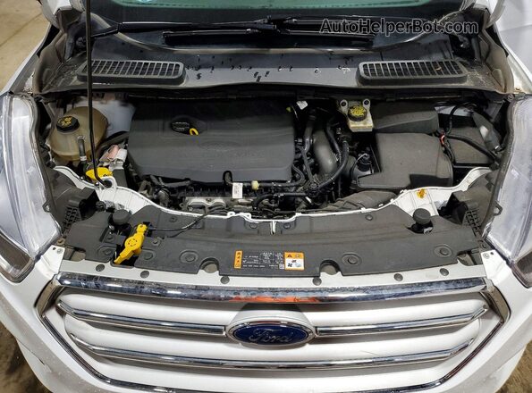 1FMCU9GD8JUC20507 2018 FORD ESCAPE Белый Вид подкапотного пространства