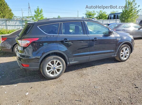 1FMCU9GD8JUC80674 2018 FORD ESCAPE Черный Задняя правая четверть