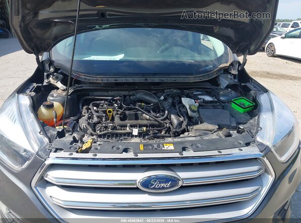 1FMCU9GD8JUC88323 2018 FORD ESCAPE Gray უკანა ხედი