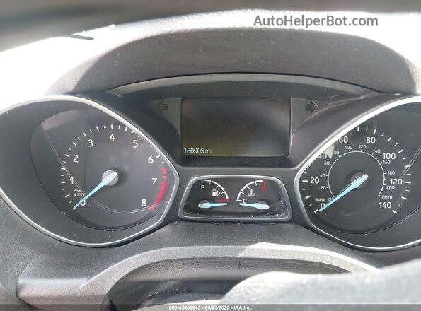 1FMCU9GD8JUC88323 2018 FORD ESCAPE Gray უკანა სავარძლების ხედი