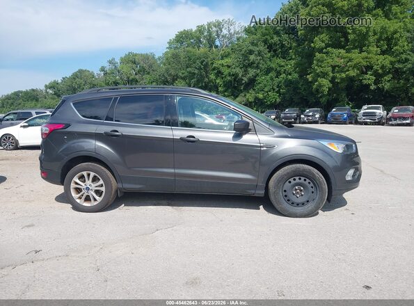 1FMCU9GD8JUC88323 2018 FORD ESCAPE Gray უკანა სალონის ხედი