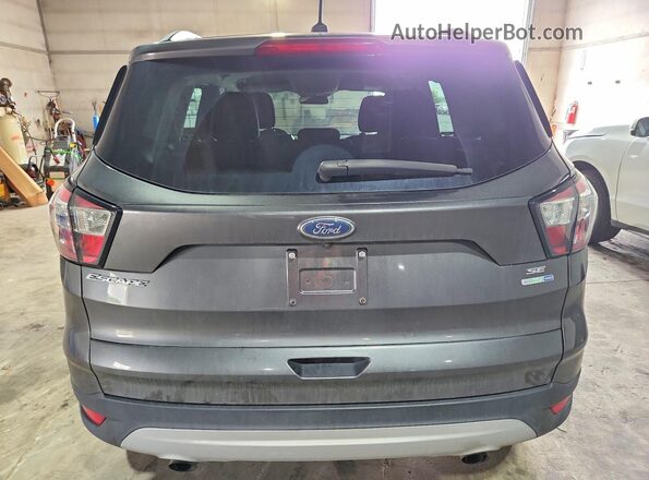 1FMCU9GD8JUD03077 2018 FORD ESCAPE Gray უკანა ხედი