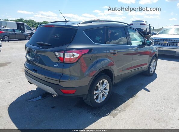1FMCU9GD8JUD08831 2018 FORD ESCAPE Серый Задняя правая четверть