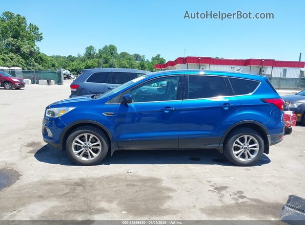 1FMCU9GD8KUA94649 2019 FORD ESCAPE Синий Панорамный вид салона 360°