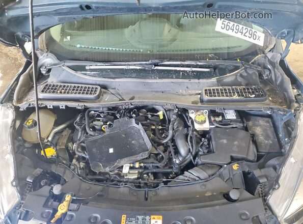 1FMCU9GD8KUB54879 2019 FORD ESCAPE Blue ძრავის განყოფილების ხედი