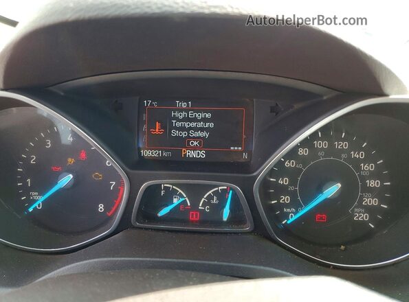 1FMCU9GD8KUC41004 2019 FORD ESCAPE Gray Սարքավորումների վահանակի տեսք