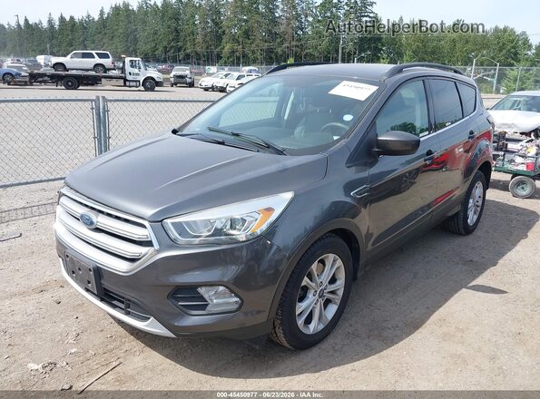 1FMCU9GD9HUC67930 2017 FORD ESCAPE Gray წინა მარცხენა ხედი სამი მეოთხედიდან