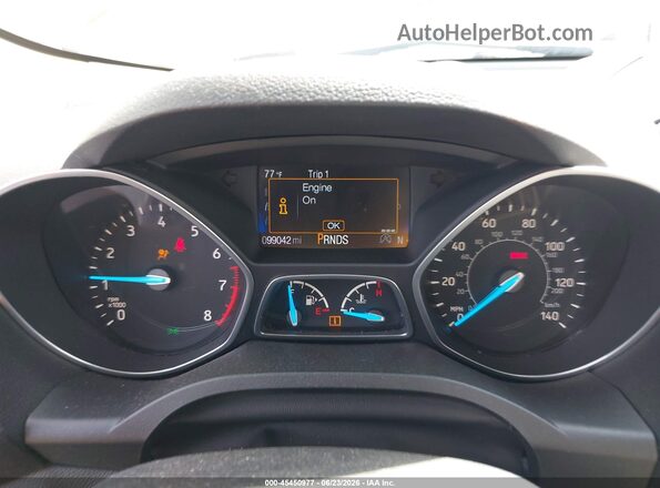 1FMCU9GD9HUC67930 2017 FORD ESCAPE Gray უკანა სავარძლების ხედი