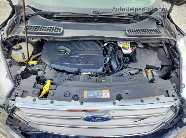 1FMCU9GD9HUD94872 2017 FORD ESCAPE Gray უკანა სალონის ხედი