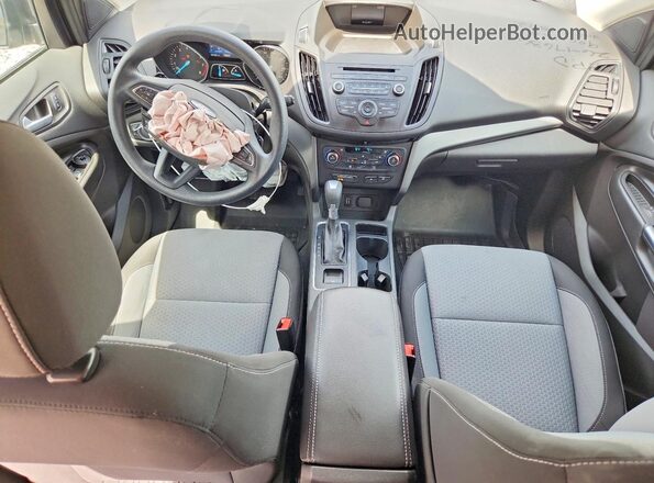 1FMCU9GD9HUD94872 2017 FORD ESCAPE Gray წინა პანელის ხედი