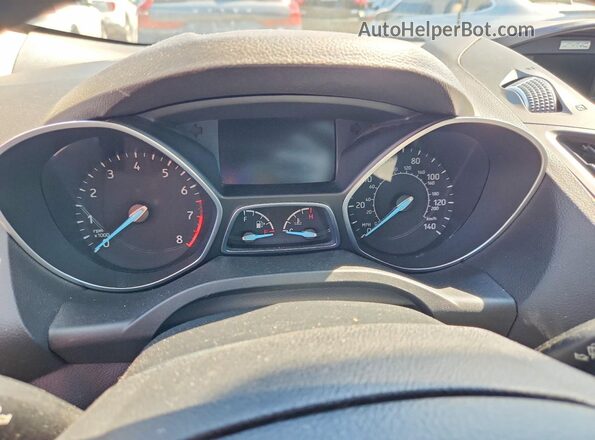 1FMCU9GD9HUD95598 2017 FORD ESCAPE Silver Вид щитка приладів
